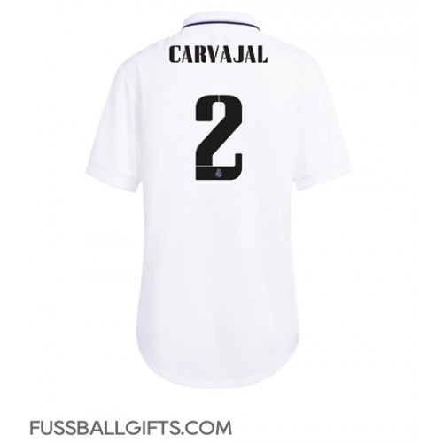 Real Madrid Daniel Carvajal #2 Fußballbekleidung Heimtrikot Damen 2022-23 Kurzarm